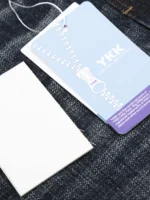Джинсы "11KN Washed Navy Wide Jeans" — изображение 4