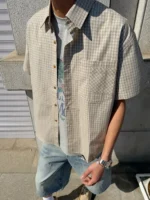 Рубашка "BurnBro Sand Check Shirt"