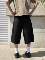 Шорты "BurnBro Double Pleated Culotte Shorts" — изображение 4