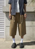 Шорты "BurnBro Double Pleated Culotte Shorts" — изображение 5
