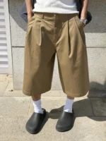 Шорты "BurnBro Double Pleated Culotte Shorts" — изображение 2