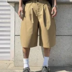 Шорты "BurnBro Double Pleated Wide Shorts"