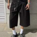 Шорты "BurnBro Pinstripe Culotte Shorts"