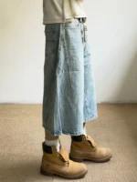 Шорты «Outcast Deconstructed Panel Denim Shorts» — изображение 4