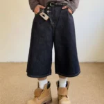 Шорты «Outcast Raw Denim Culotte Shorts»