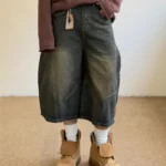 Шорты «Outcast Washed Scimitar Denim Shorts»