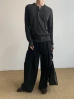 Брюки "MION Flow Pleated Trousers" — изображение 5