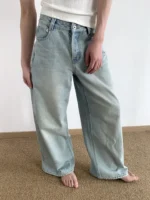 Джинсы "MION Washed Wide Denim Jeans"