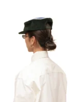 Кепка "6CRAYON Flat Top Rabbit Fur Patchwork Cap" — изображение 7