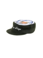 Кепка "6CRAYON Flat Top Rabbit Fur Patchwork Cap"