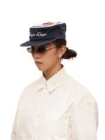 Кепка "6CRAYON Flat Top Washed Patchwork Cap" — изображение 2