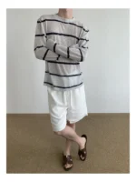 Лонгслив "MION Sheer Stripe Longsleeve" — изображение 14