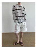 Лонгслив "MION Sheer Stripe Longsleeve" — изображение 16