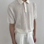 Поло "MION Open Knit Polo"