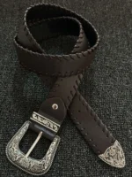 Ремень "DL Studio Maillard Stitch Belt" — изображение 3