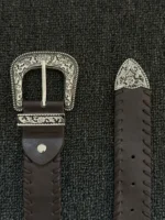 Ремень "DL Studio Maillard Stitch Belt" — изображение 5