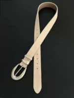 Ремень "DL Studio Velvet Silver Belt"
