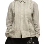 Рубашка "6CRAYON Organ Pleated Check Shirt"
