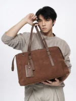 Сумка "YADAMUI Velvet Texture Tote" — изображение 2