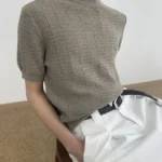 Футболка "MION Openwork Knit T-Shirt"
