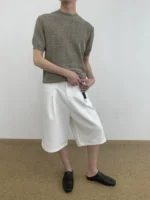Футболка "MION Openwork Knit T-Shirt" — изображение 2