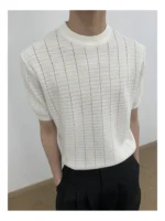 Футболка "MION Openwork Knit T-Shirt" — изображение 11