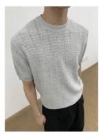 Футболка "MION Openwork Knit T-Shirt" — изображение 14