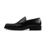 Лоферы «HANQIAORIJI Square Toe Leather Loafers»