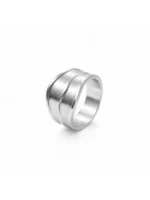 Кольцо «SAZ Studio Brushed Wave Armor Ring» — изображение 5
