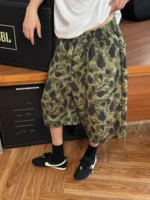Брюки «19 Studio American Retro Camouflage Cropped Pants» — изображение 4