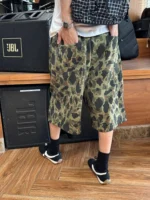 Брюки «19 Studio American Retro Camouflage Cropped Pants» — изображение 5
