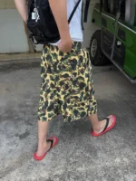 Брюки «19 Studio American Retro Camouflage Cropped Pants» — изображение 11