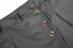 Брюки «XJ Studio Pleated Diagonal Button Wide Leg Trousers» — изображение 5