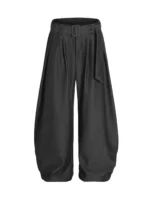 Брюки «XJ Studio Pleated Wide Leg Pants»