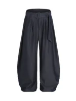 Брюки «XJ Studio Pleated Wide Leg Pants» — изображение 3