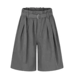 Шорты «XJ Studio Pleated Wide Leg Shorts»