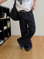 Джинсы «19 Studio Horsebit Straight Jeans» — изображение 5