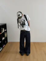 Джинсы «19 Studio Horsebit Straight Jeans» — изображение 7