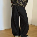 Джинсы «19 Studio Slash Wide-Leg Jeans»