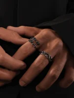 Кольцо «SAZ Studio Vintage Distressed Rose Ring» — изображение 3