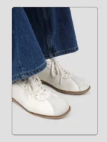 Туфли «HANQIAORIJI Retro German Leather Shoes» — изображение 11