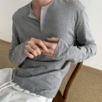Лонгслив «MION Comfort Henley T-Shirt»