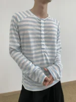 Лонгслив «MION Striped Henley Long Sleeve»