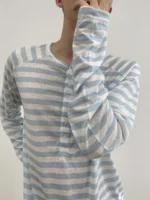 Лонгслив «MION Striped Henley Long Sleeve» — изображение 2