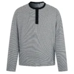 Лонгслив «XJ Studio Striped Button Detail Longsleeve»