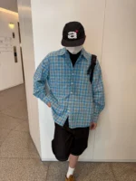 Рубашка «19 Studio Washed Plaid Shirt»
