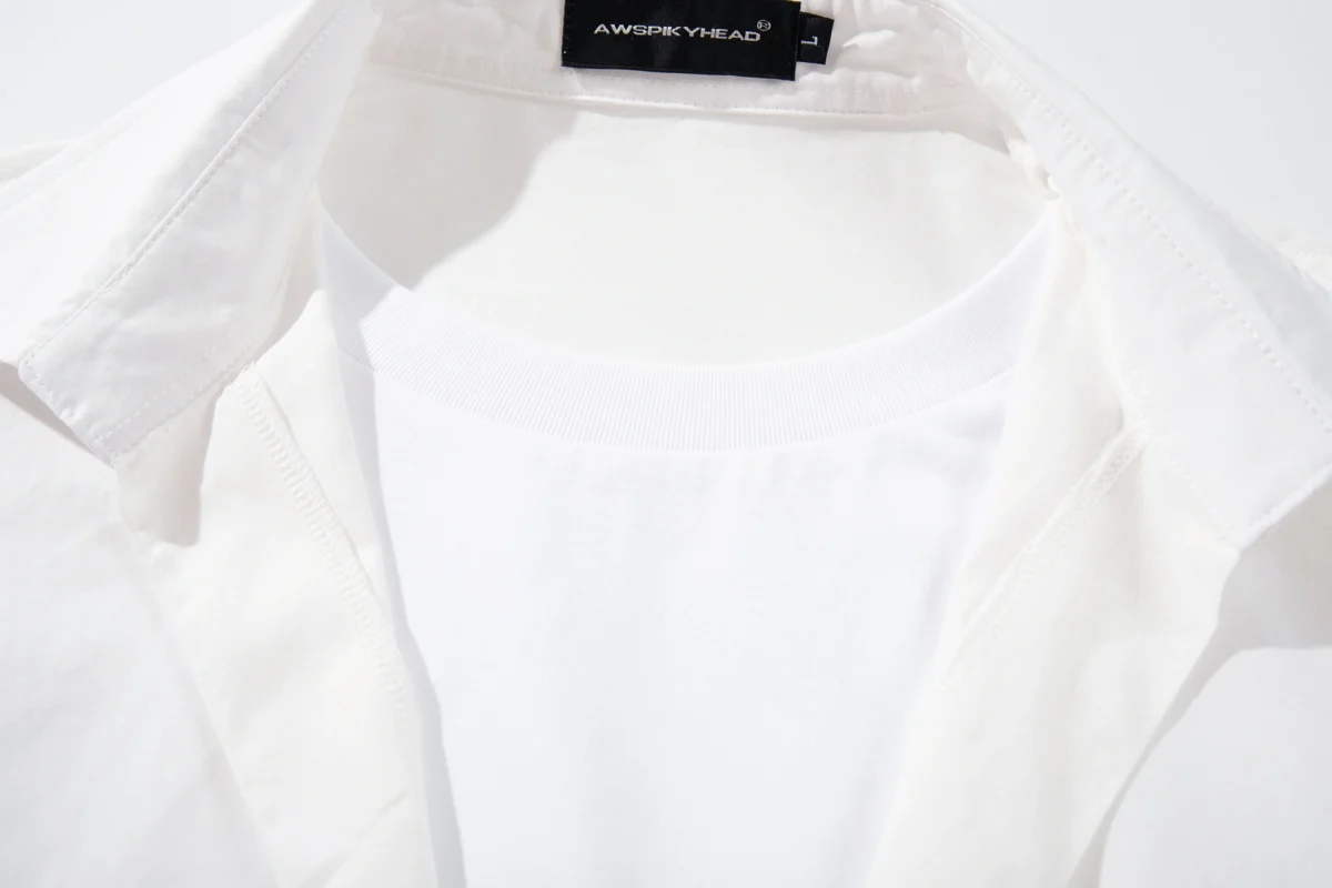 Рубашка «XJ Studio Layered Lapel Pullover Shirt» — изображение 9