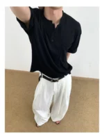 Футболка «MION Comfort Henley Pocket T-Shirt» — изображение 13