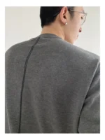 Футболка «MION Diagonal Button Knitted T-Shirt» — изображение 6