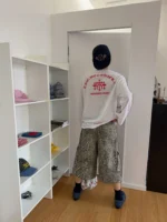 Шорты «19 Studio Leopard Cargo Long Shorts» — изображение 9